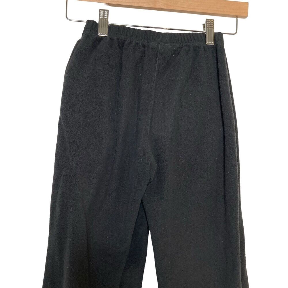 REI Lot Of 2 Girls Black Fleece Sweatpants Warmup Elastic Waist XS 6-7 - Picture 5 of 13